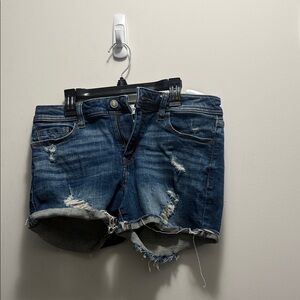 Classic Distressed Blue Jean Shorts